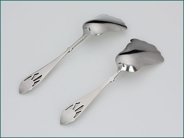 Zilveren suiker+theeschep 1858-1905-7834