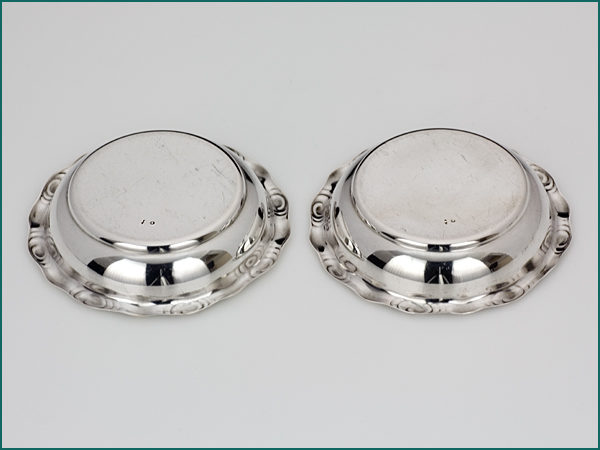 Stel zilveren amandelbakjes 1925-1953-8659