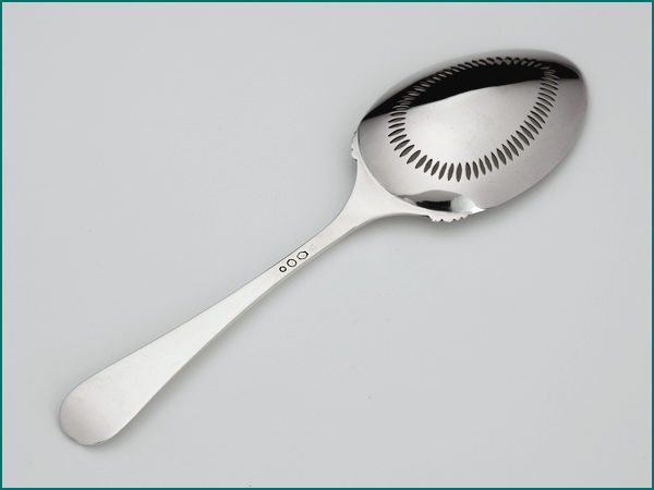 Zilveren Hollands glad natfruitschep uit 1920-9173