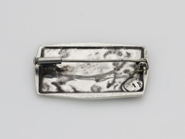 Zilveren broche sterrrenbeeld ram-9928