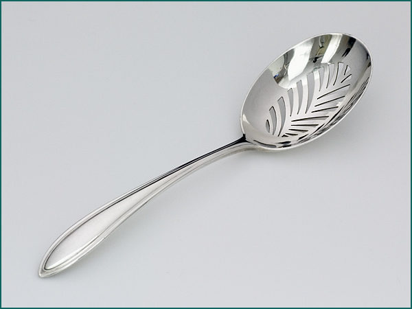 Zilveren olijflepel gemaakt tussen 1926-1953-0