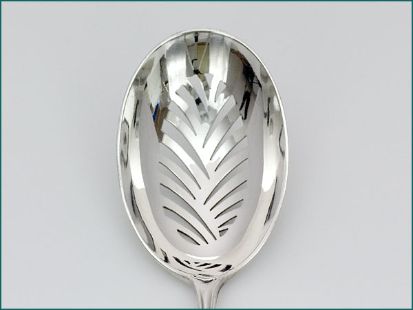 Zilveren olijflepel gemaakt tussen 1926-1953-6871