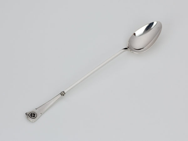 6 zilveren longdrink/sorbetlepels-9614