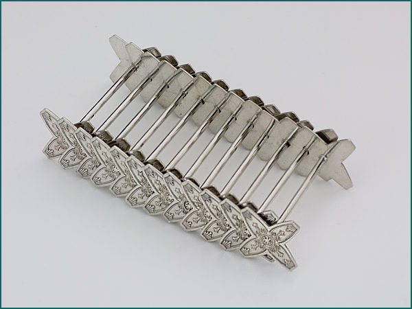 12 Zilveren Art Nouveau messenleggers 1906-1924-8951