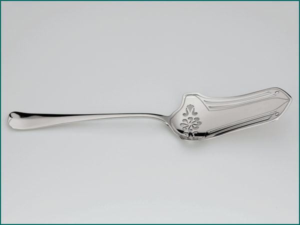 Zilveren Haags lofje taartschep uit 1928-8648