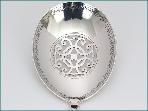 Zilveren Art Nouveau natfruitschep uit 1911-7831