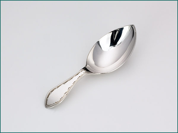 Zilveren theeduim met gravering uit 1921-0