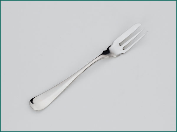 12 zilveren gebaksvorken model Hollands glad (250) uit 1922-7033