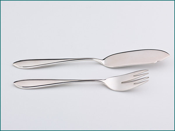 6 Zilveren puntfilet viscouverts 1946-1954-6816