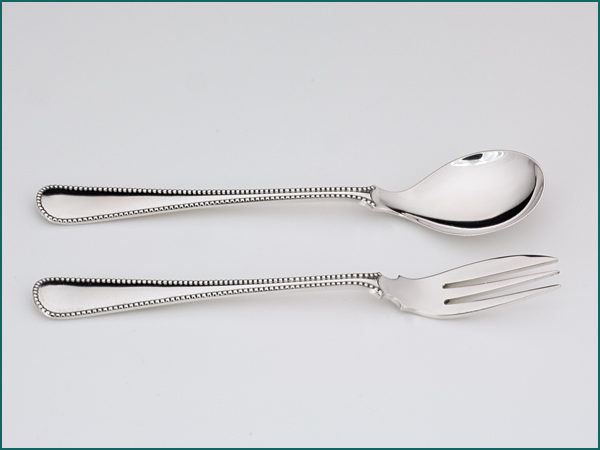 Zilveren gembercouvert met parelrand uit 1919-5804