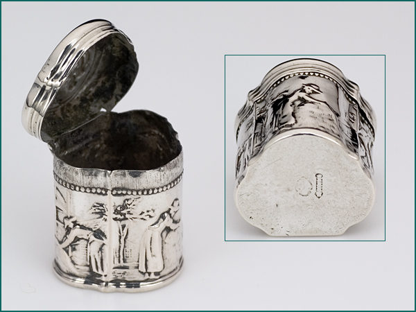 Zilveren loddereindoosje uit 1792 of 1795-4801
