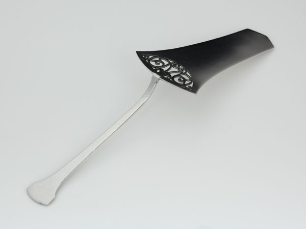 Zilveren opengewerkte taartschep 1858-1905-12216