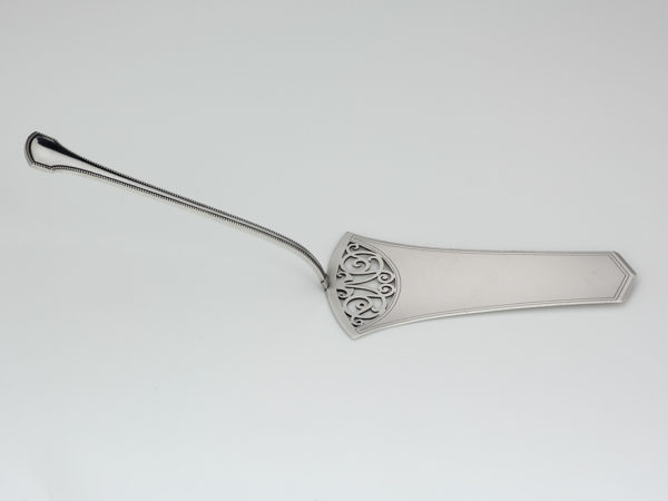 Zilveren opengewerkte taartschep 1858-1905-12215