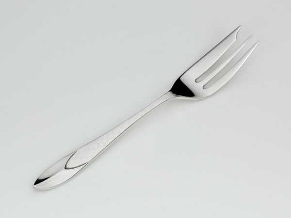 12 grote zilveren gebaksvorken model 210 1925-1953 in etui-12444