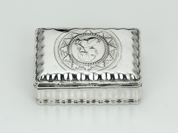 Zilveren snuifdoos met stadhouder Willem V uit 1788-12715