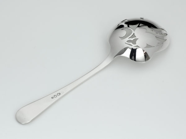 Zilveren natfruitlepel model enkelfilet uit 1940-13068