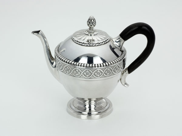 Zilveren trekpotje met gravering uit 1798-13136