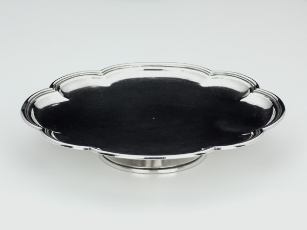 Zilveren blaadje op voet 1722/23 (Nijmegen)-13203