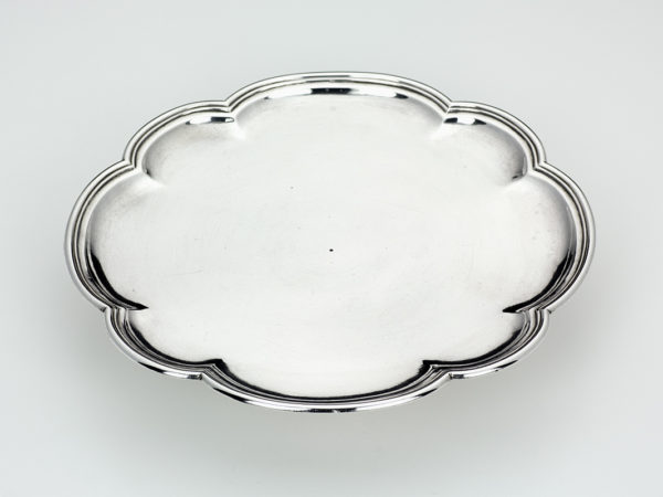 Zilveren blaadje op voet 1722/23 (Nijmegen)-0