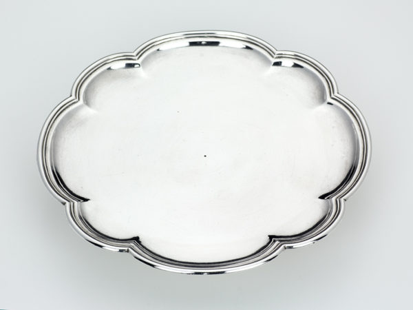 Zilveren blaadje op voet 1722/23 (Nijmegen)-13202