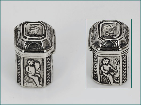 Zilveren loddereindoosje 1799-1806 (Dokkum)-13970