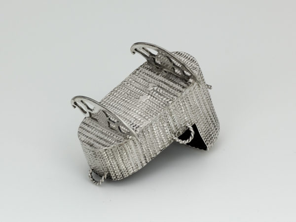 Zilveren miniatuur schommelwieg uit 1781-14094