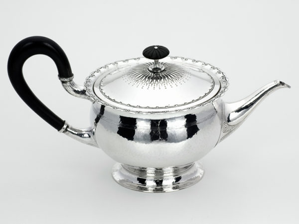 4 delig zilveren servies-14735