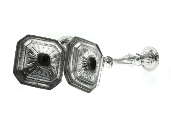 Stel zilveren kandelaars uit 1771-15206