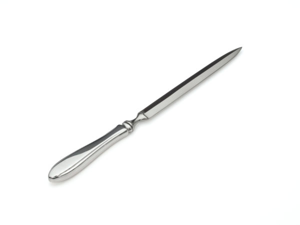 Zilveren puntfilet brievenopener uit 1993-15336