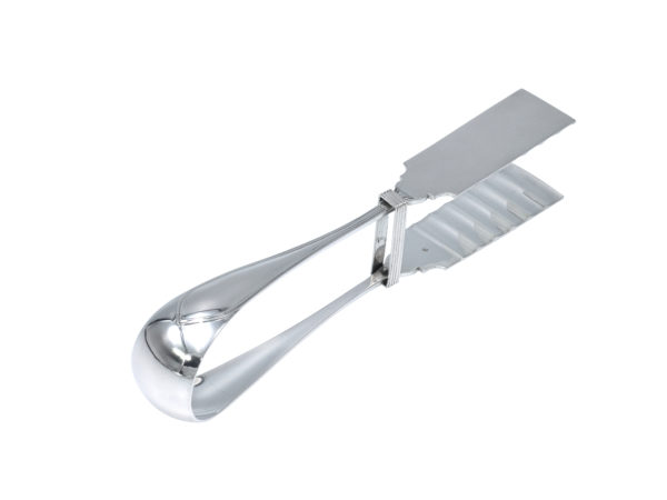 Zilveren aspergetang (dubbel) puntfilet uit 1911