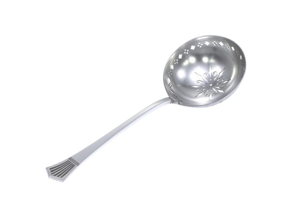 Zilveren strooilepel uit 1907