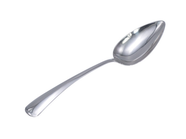 Zilveren Haags lofje groentelepel uit 1932