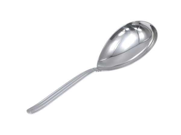 Zilveren rijstschep model 600 uit 1951