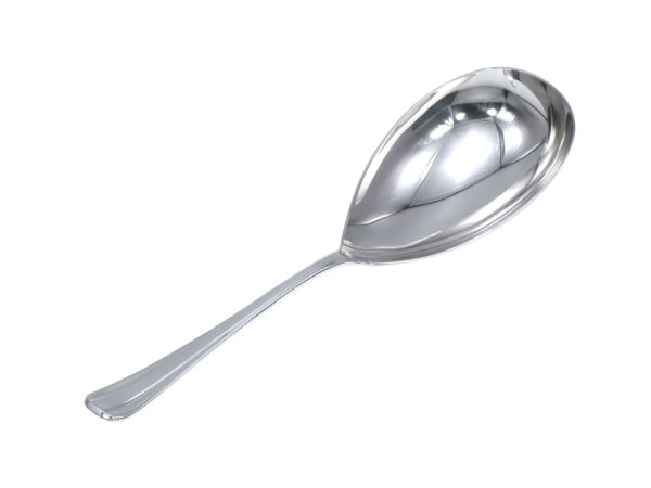 Zilveren rijstschep model 1064 uit 1930