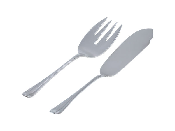 Zilveren visdiencouvert model 1064 uit 1930