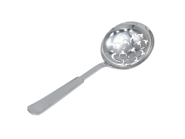 Zilveren natfruit/strooilepel model Piet Hein 1925-1953