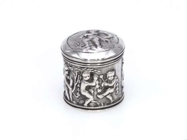 Zilveren loddereindoosje uit 1744