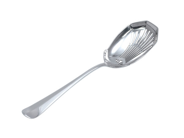 Zilveren Haags lofje natfruitschep uit 1929