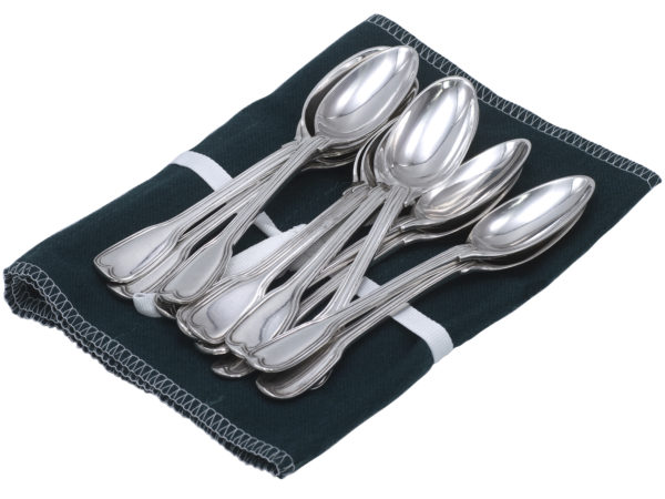 12 zilveren koffielepels uit 1769 (Den Haag)