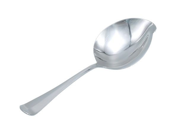 Zilveren Haags lofje vladienlepel uit 1925