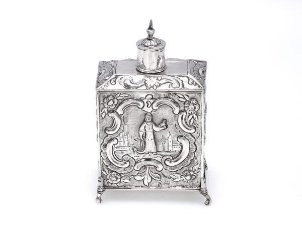 Zilveren theebus Friesland ca. 1780-1790