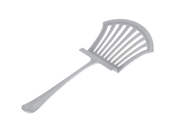 Zilveren Haags lofje aspergeschep uit 1927