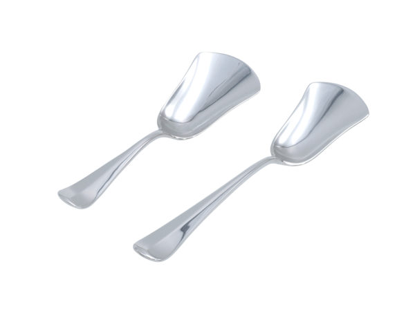 Zilveren Haags lofje suiker & theeschep na 1953