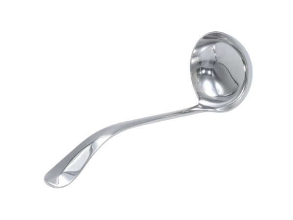 Zilveren sauslepel model Hollands glad 1060 uit 1960