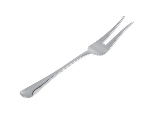 Zilveren vleesdienvork model Hollands glad 1060 uit 1955