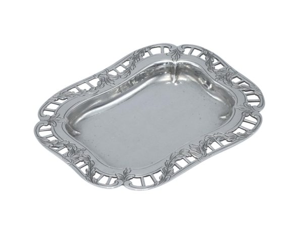 Zilveren miniatuur dienblaadje uit 1781