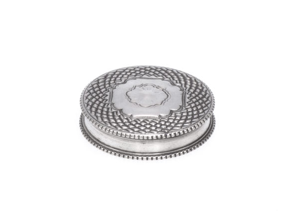 Zilveren doosje 1e helft 18e eeuw