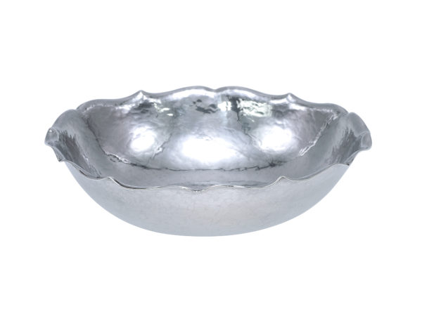 Zilveren gehamerde schaal uit 1927