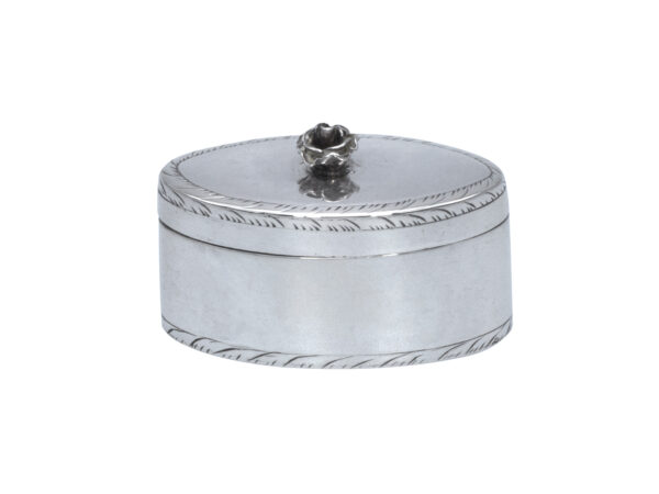 Zilveren miniatuur theebus uit 1801