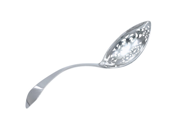 Zilveren strooilepel uit 1800 (Delft)
